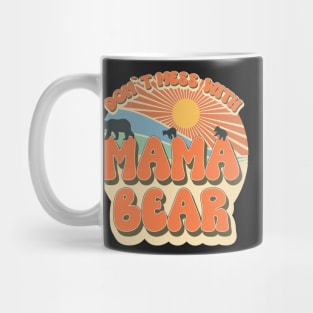 Don't mess with mama bear Hippie style Mug